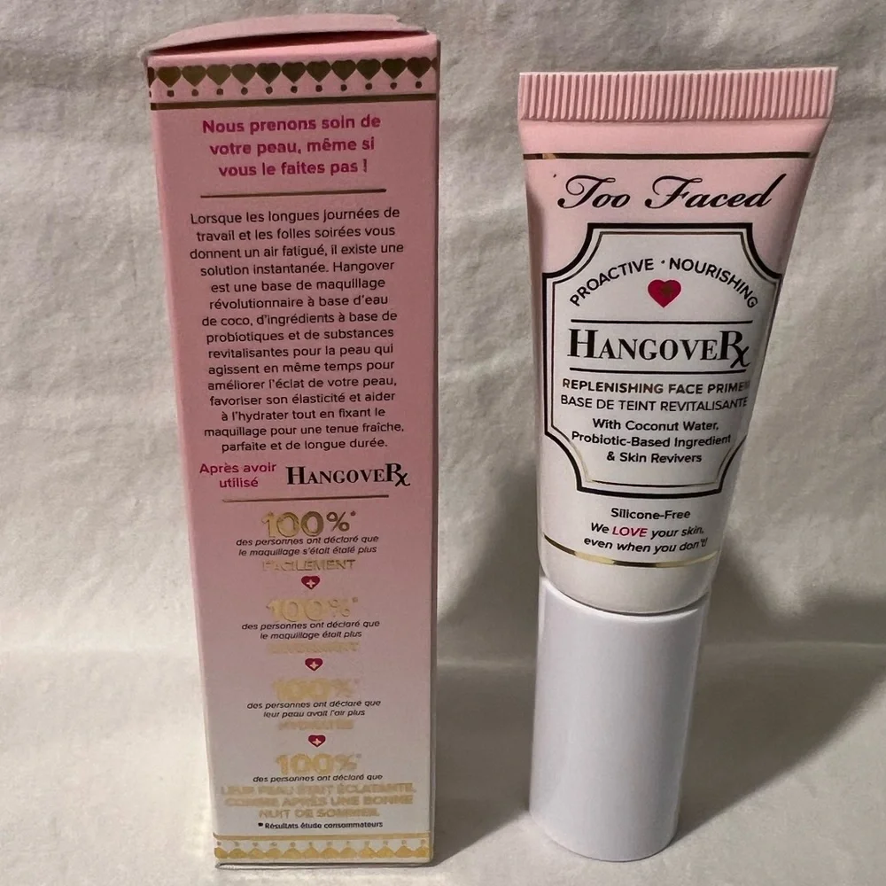 🌸NIB🌸 TOO FACED Hangover Nourishing Face Primer .68 fl oz Travel Size - Picture 10 of 12